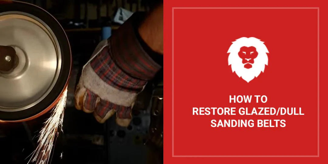How To Restore Glazed/Dull Sanding Belts - Red Label Abrasives