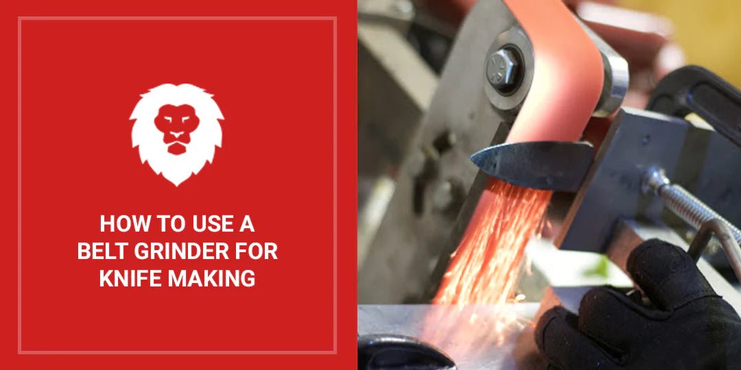 How to Use a Belt Grinder for Knife Making - Red Label Abrasives