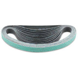 3/8 X 13 Inch Premium Zirconia Air File Sanding Belts, 10 Pack