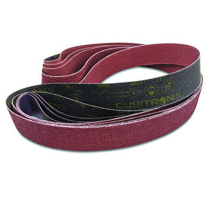 2 x 72 Inch 3M Cubitron II Ceramic Grinding Belts - Red Label Abrasives
