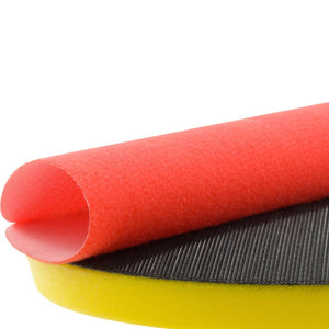 5 Inch Hook and Loop Orange Wet / Dry Auto Body Film Sanding Discs, 10 Pack - Red Label Abrasives