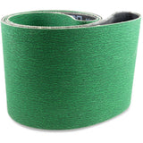 Bandas de lijado de circonio premium de 6 x 80 pulgadas, paquete de 2
