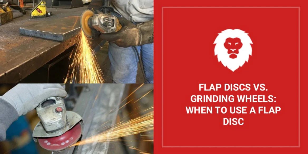 Flap Discs Vs. Grinding Wheels: When To Use A Flap Disc - Red Label Abrasives