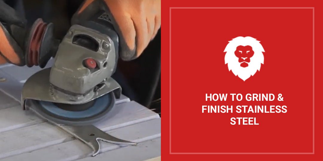 Grinding Stainless Steel: How to Grind & Finish Stainless Steel - Red Label Abrasives