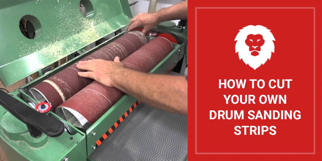 How to Cut Your Own Drum Sanding Strips - Red Label Abrasives