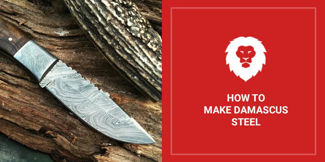 How To Make Damascus Steel  Step-By-Step Instructions - Red Label