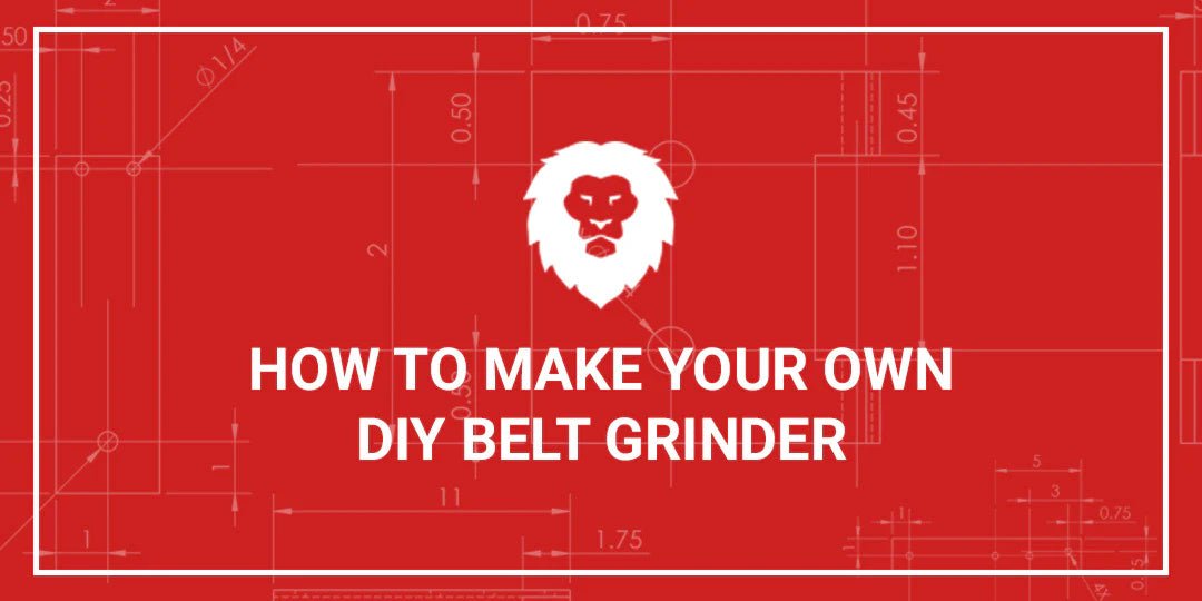 How To Make Your Own DIY Belt Grinder - Red Label Abrasives