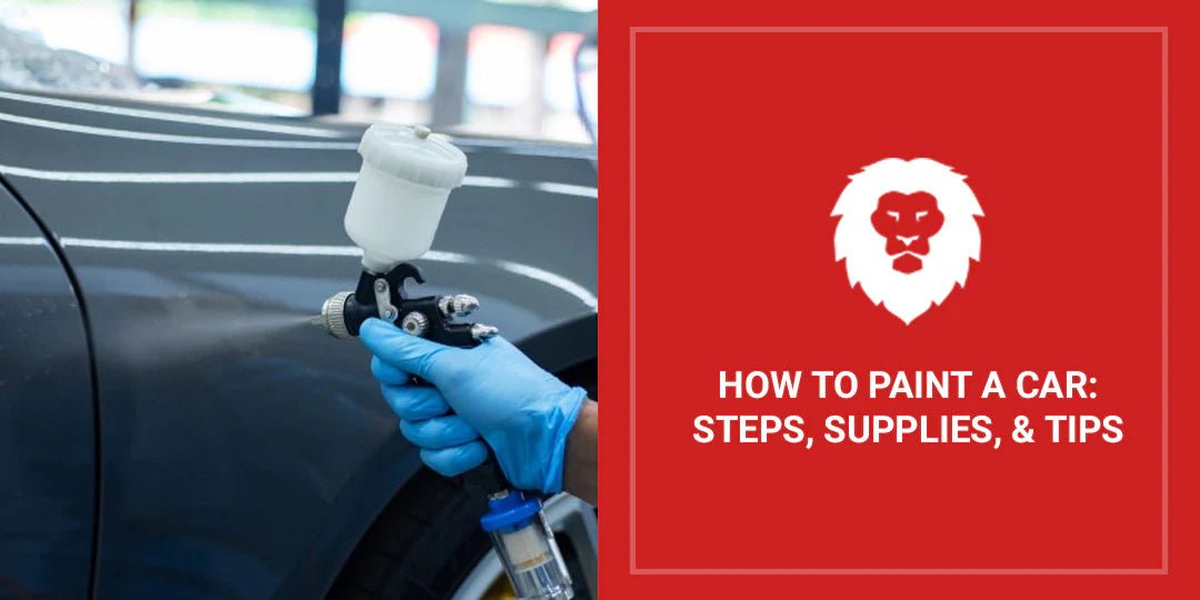 How To Paint A Car: Steps, Supplies, & Tips - Red Label Abrasives