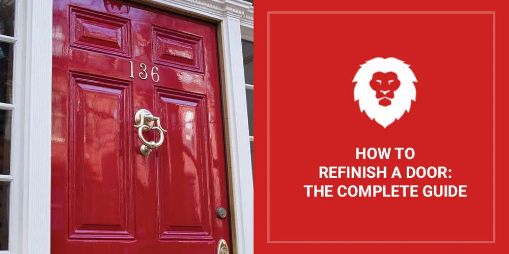 How to Refinish a Door Complete StepByStep Guide Red Label Abrasives
