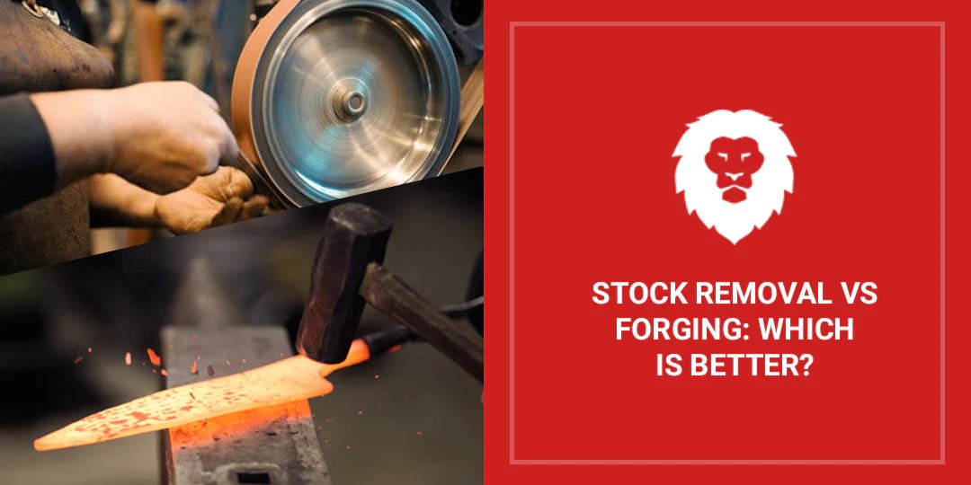 Stock Removal vs. Forging for Knifemaking - Red Label Abrasives