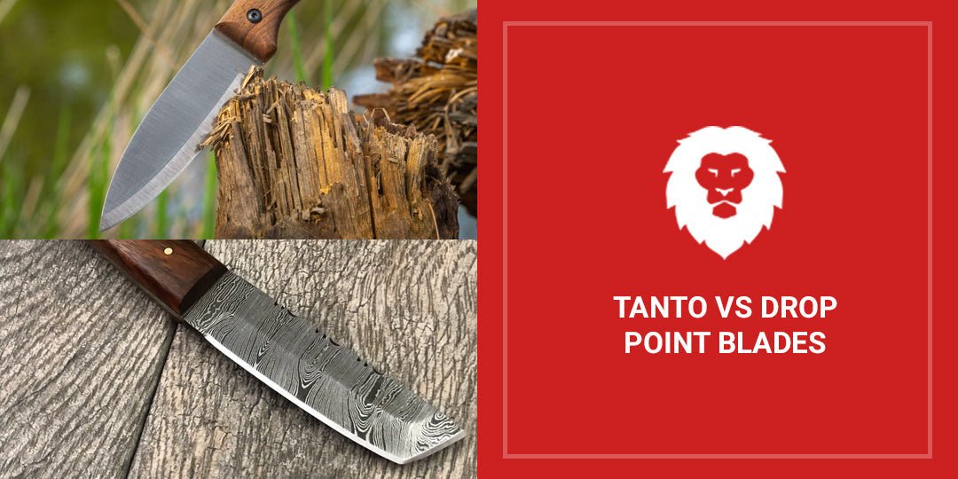 Tanto vs Drop Point Blades: Which Blade Type Is Better? - Red Label Abrasives