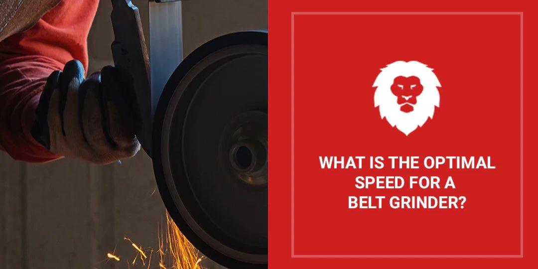 What is the Optimal Speed for a Belt Grinder? - Red Label Abrasives