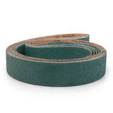 Bandas de lijado de circonio premium de 2 1/2 x 60 pulgadas, paquete de 6