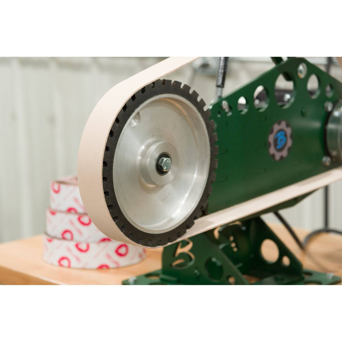 2 X 60 Inch Leather Honing Stropping Belt - Red Label Abrasives