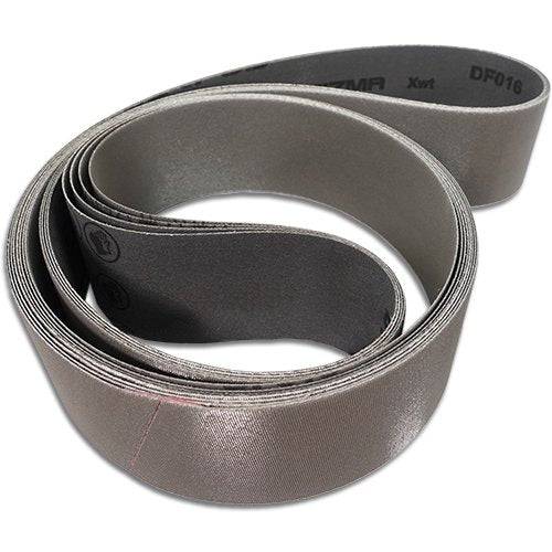 2 X 72 Inch PRIZMA Structured Grain Aluminum Oxide X - wgt Sanding Belts - 4 PK (PRO) - Red Label Abrasives