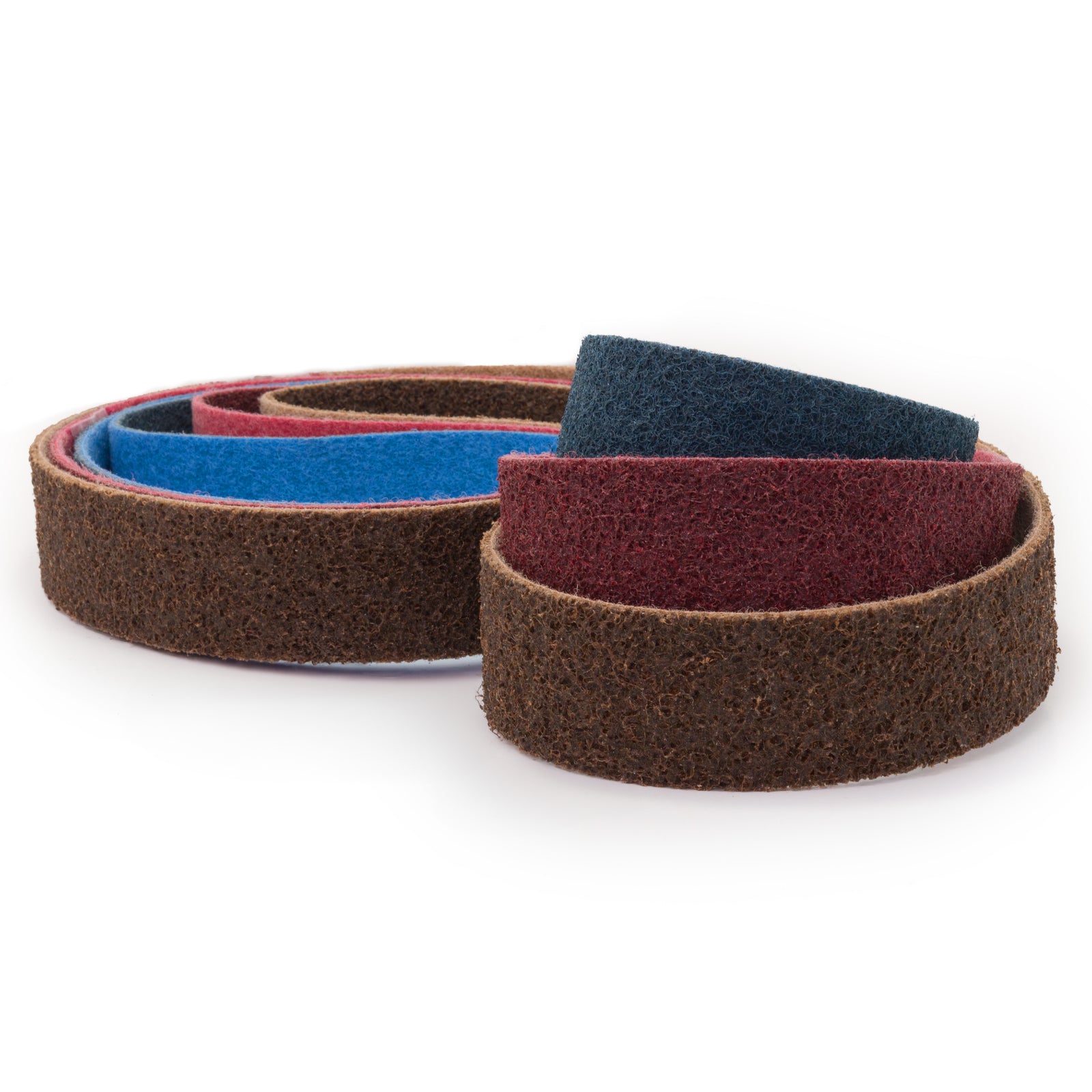 Correas de lijado para acondicionamiento de superficies no tejidas de 2 x 48 pulgadas, paquete de 3