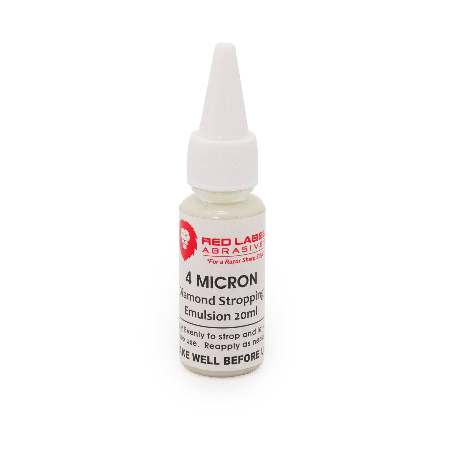 EMULSION COMPOUND PASTE 4MICRON 20 ML - Red Label Abrasives