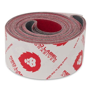 1 X 30 Inch Flexible Ceramic Sanding Belts, 12 Pack - Red Label Abrasives