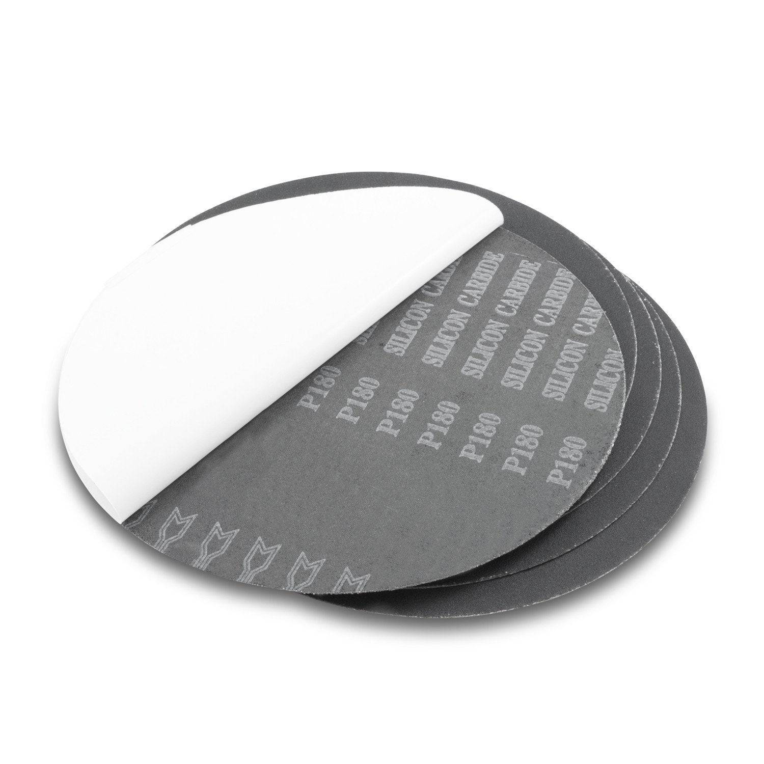 60 Pack 5 Inch PSA Sanding Discs, Self Adhsive Back Assorted Aluminum