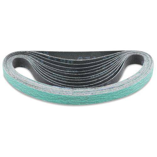 1/2 X 12 Inch Premium Zirconia Air File Sanding Belts, 10 Pack - Red Label Abrasives