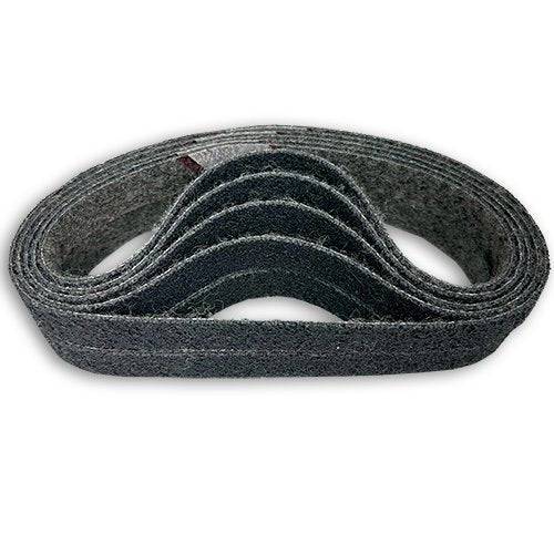 1/2 x 12 Non Woven Surface Conditioning Sanding File Belts - 10 Pack - Red Label Abrasives