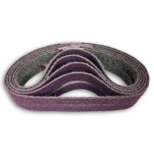 Red Label Abrasives 1x30 Inch Non-Woven Surface Conditioning Sanding Belts – Blue Fine, 3-Pack