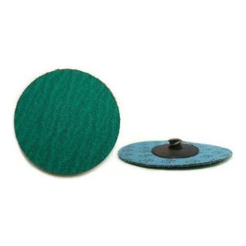 2 Inch Type R Zirconia Quick Change Discs, 50 Pack - Red Label Abrasives