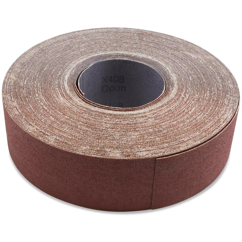 2 inch X 60 FT Woodworking Drum Sander Strip Roll - Red Label Abrasives