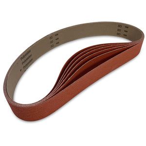 2 x 36 Inch EdgeCore Premium Ceramic Grinding Belts, 6 Pack - Red Label Abrasives