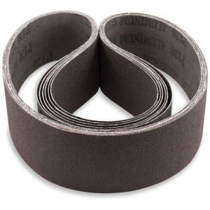 2 X 42 Inch Aluminum Oxide Metal Sanding Belts, 6 Pack - Red Label Abrasives