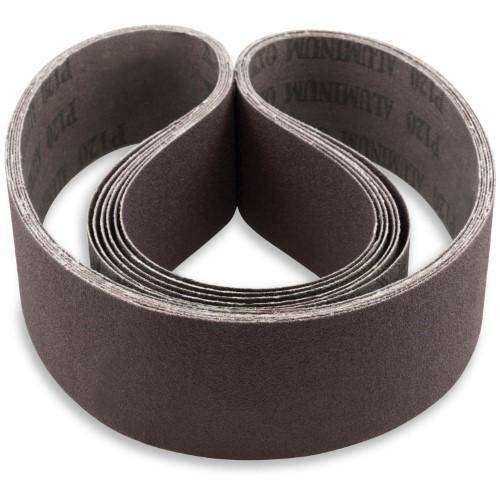 Red Label Abrasives 2x48 Inch 220 Grit Aluminum Oxide Sanding Belts – 6 Pack