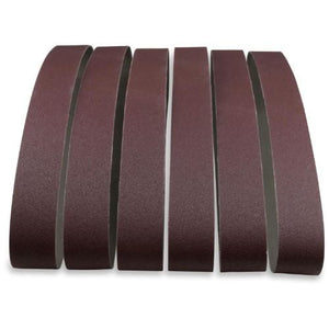2 X 42 Inch Multipurpose Sanding Belts, 6 Pack - Red Label Abrasives