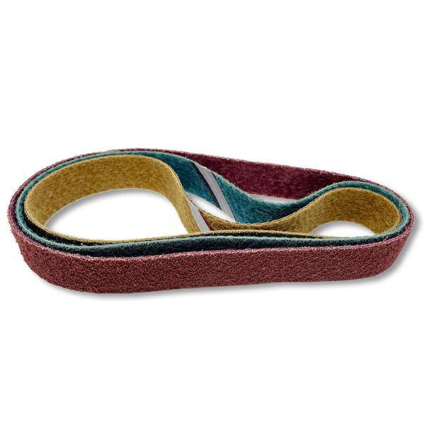 2 X 42 Inch Non Woven Surface Conditioning Sanding Belts - Red Label Abrasives