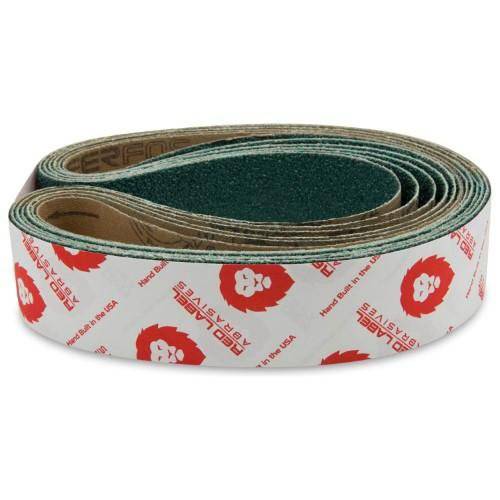 2 X 42 Inch Premium Zirconia Sanding Belts, 6 Pack - Red Label Abrasives