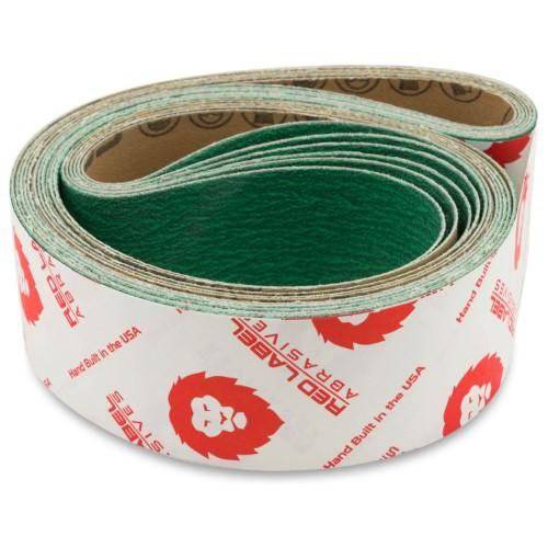 thumbnail image 2 of Zirconia Alumina Abrasive Belts 37x75 Inch 37x75 Inch Zirconia Alumina Sanding Belts - 100 Grit ZK713X Better Grade 3-Pack For Metalworking 37x75 Sanding Belts 2 of 11