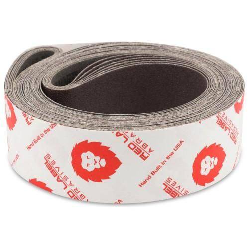 2 X 60 Inch Aluminum Oxide Metal Sanding Belts, 6 Pack - Red Label Abrasives