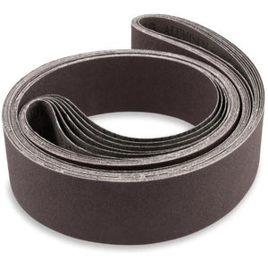 2 X 60 Inch Aluminum Oxide Metal Sanding Belts, 6 Pack - Red Label Abrasives