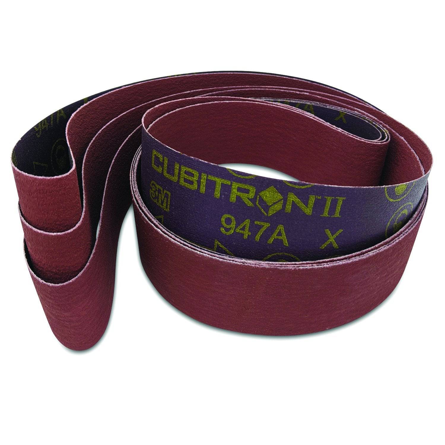 2 x 72 Inch 3M Cubitron II Ceramic Grinding Belts - Red Label Abrasives