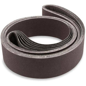 2 X 72 Inch Aluminum Oxide Metal Sanding Belts, 6 Pack - Red Label Abrasives