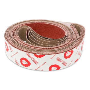 2 x 72 Inch EdgeCore Premium Ceramic Grinding Belts - Red Label Abrasives