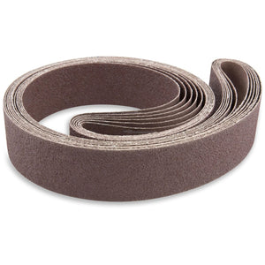 2 X 72 Inch Multipurpose Sanding Belts, 6 Pack - Red Label Abrasives