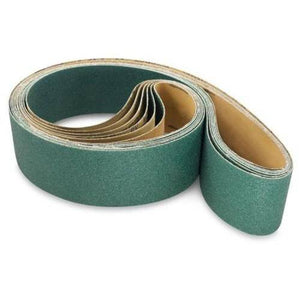 2 X 72 Inch Premium Zirconia Sanding Belts, 6 Pack - Red Label Abrasives