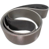 Correas de lijado X-wgt de óxido de aluminio de grano estructurado PRIZMA de 2 x 72 pulgadas - Paquete de 4