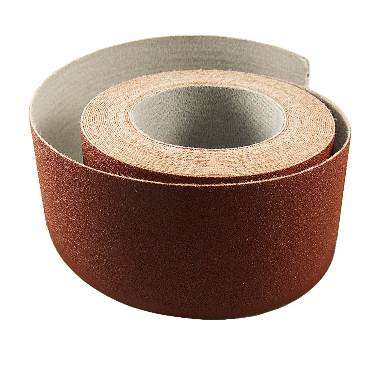 3 Inch X 50 Foot Premium Loop (Felt) Backed Ready-to-Cut Cloth Sanding Roll for Hook and Loop Drum Sanders - Red Label Abrasives