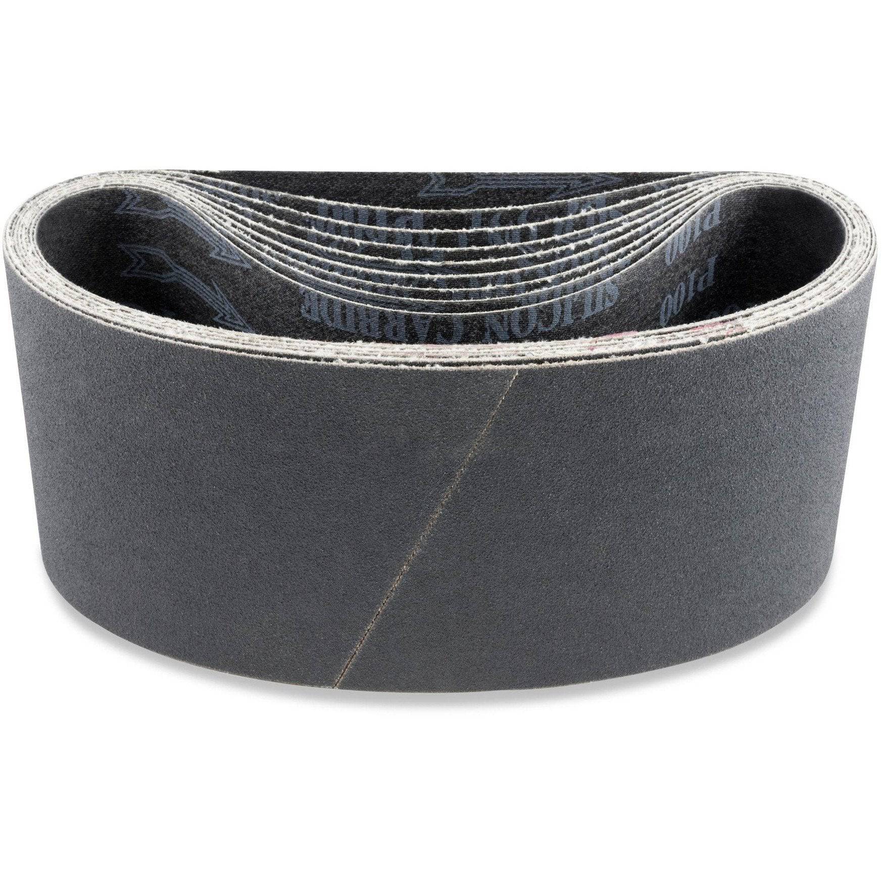 10 Pack 3x18 Inch Sanding Belts - 36 Grit Aluminum Oxide Belts For Belt Sanders
