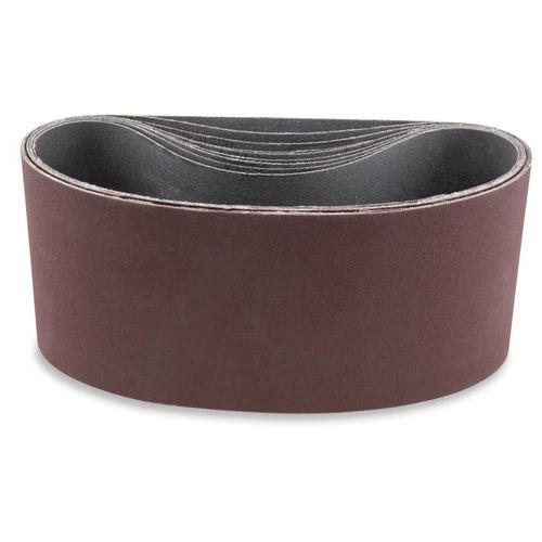 3 X 24 Inch Aluminum Oxide Sanding Belts, 4 Pack - Red Label Abrasives
