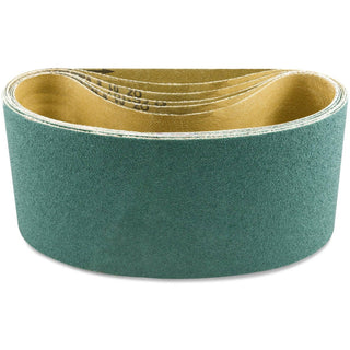 3 X 24 Inch Premium Zirconia Sanding Belts, 4 Pack - 24 Grit