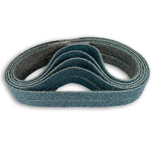 3/4 x 20-1/2 Non Woven Surface Conditioning Sanding File Belts - 10 Pack - Red Label Abrasives