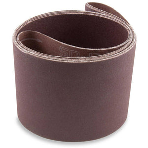 4 X 24 Inch Aluminum Oxide Sanding Belts, 3 Pack - Red Label Abrasives