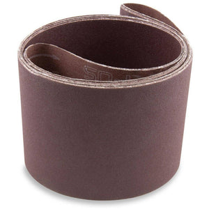 4 X 24 Inch Aluminum Oxide Sanding Belts, 3 Pack - Red Label Abrasives